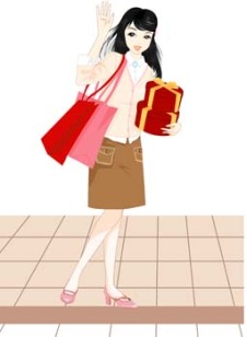 free vector Shopping urban 16