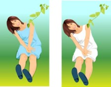 free vector Sit girl position vector 28