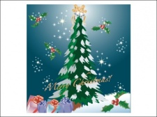free vector Merry Christmas Card