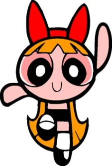 free vector Power Puff Girl Blossom