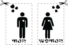 free vector Man and woman symbol