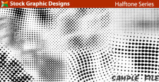 free vector Design elements - halftone series