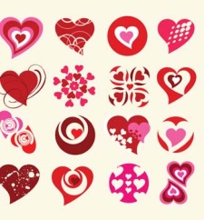 free vector Hearts Sprout Vector