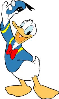 free vector Donald Duck