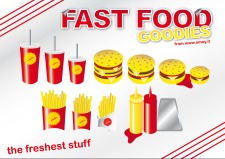 free vector Fast Food Goodies