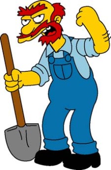 free vector Groundskeeper Willie 1