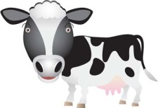 free vector Cow 8