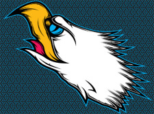 free vector Eagle head vector illustration