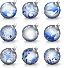 free vector Decorative Christmas Ball