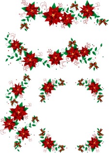 free vector Christmas Wreaths 2