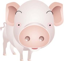 free vector Pig 44