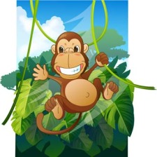 free vector Monkey 27
