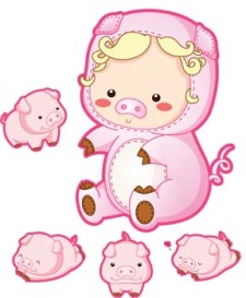 free vector Pig 46