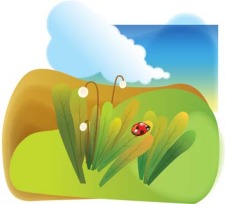free vector Red Bugs 4