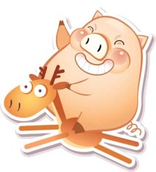 free vector Pig 7