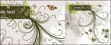 free vector Fashion pattern banner vector