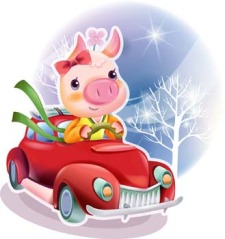 free vector Pig 64