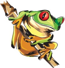 free vector Frog 2