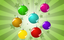 free vector Christmas Balls Background Christmas Balls Design