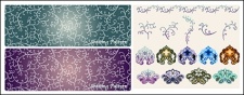 free vector Vector background patterns-25