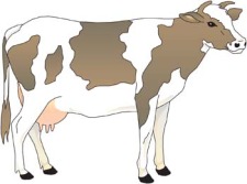 free vector Cow 14