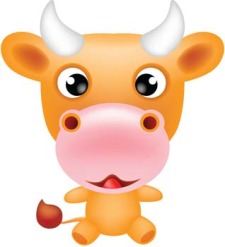 free vector Cow 20