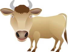 free vector Cow 16