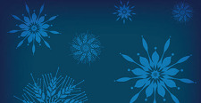 free vector Holiday snowflakes free vector