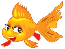 free vector Gold Fish 2