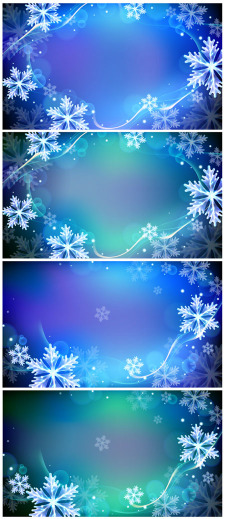 free vector Winter Backgrounds