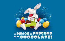 free vector Lo mejor de las Pascuas es el Chocolate