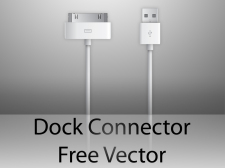 free vector Apple Dock Connector Free Vector