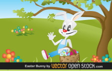 free vector Eater Bunny