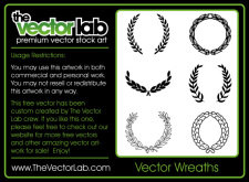 free vector Vector Wreaths