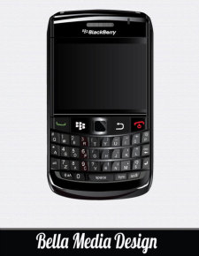 free vector BlackBerry Bold 9700