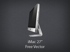 free vector Apple iMac 27