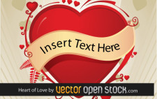 free vector Heart Vector and Background Vector