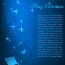 free vector Sparky Merry Christmas Card