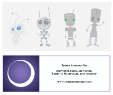 free vector Robot Vector Assembly Kit