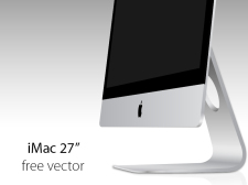 free vector Apple iMac 2012