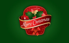 free vector Merry Christmas Label logo
