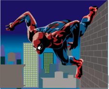 free vector Spiderman Vector Night
