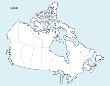 free vector Canada Map Vector