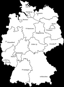 deutschlandkarte free Deutschlandkarte   Germany Map (130565) Free EPS Download / 4 Vector