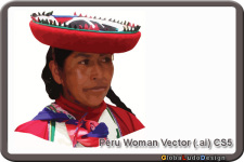 free vector 1 Peru Woman Vector