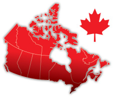 free vector Canada Day Vector Map