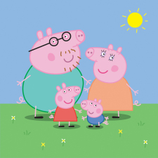free vector Peppa Pig Family