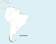 free vector South America Map Vector
