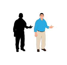 free vector Pointing Man