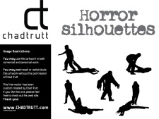 free vector Horror Silhouette -1